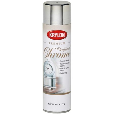 KRYLON 1010 Metallic Spray Paint 8 Ounces-Original Chrome KR381019